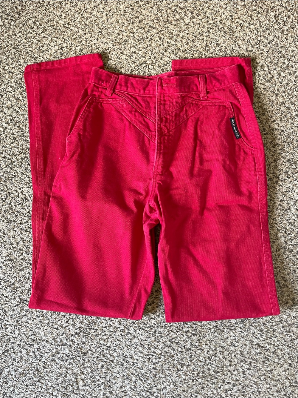 Women’s Red Jeans - Unbranded